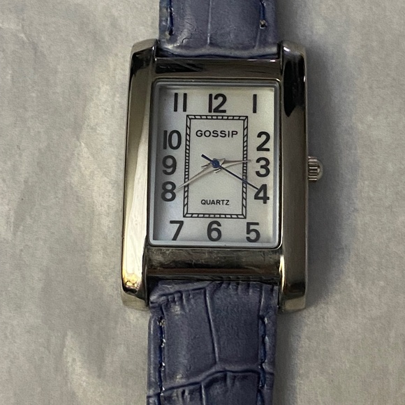 Gossip Quartz Watch Mother of Pearl Face Leather Strap - Picture 2 of 14